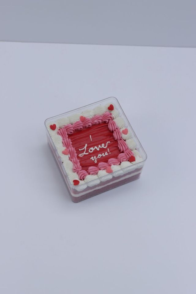 Express Red Velvet Cake Box