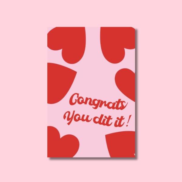 CONGRATS YOU DIDI IT C15