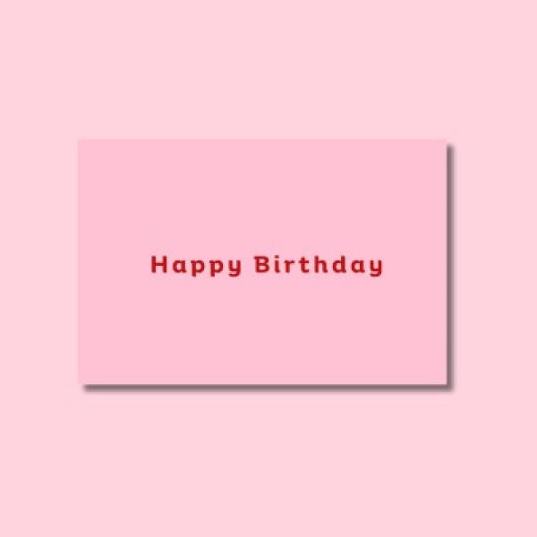 HAPPY BIRTHDAY-C4