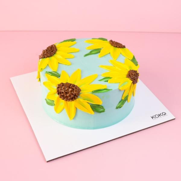 Sunflower Stroke Cake