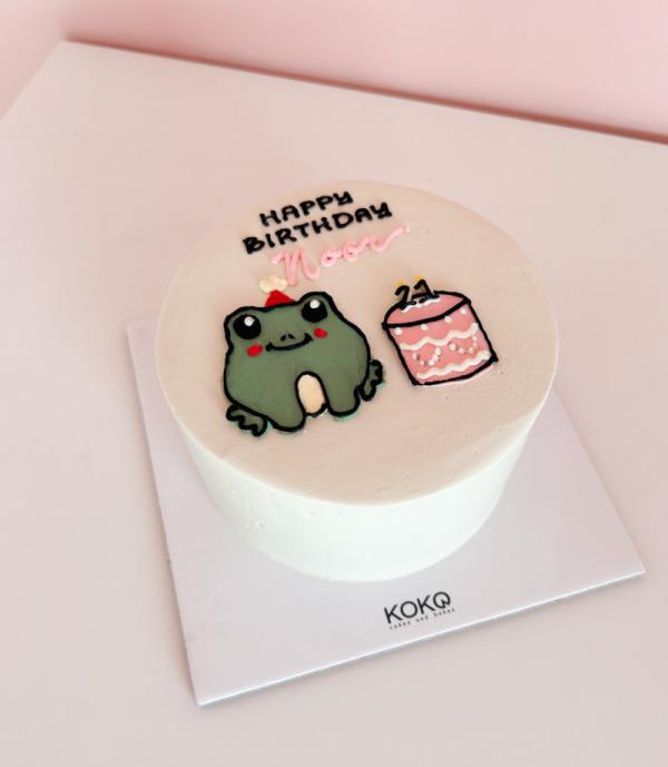 Frog Character Cake