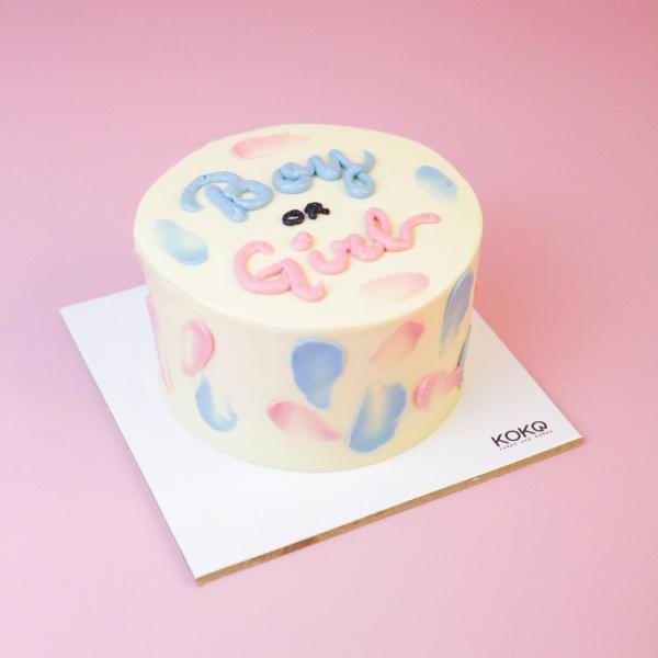 Boy or Girl Peel Off Cake