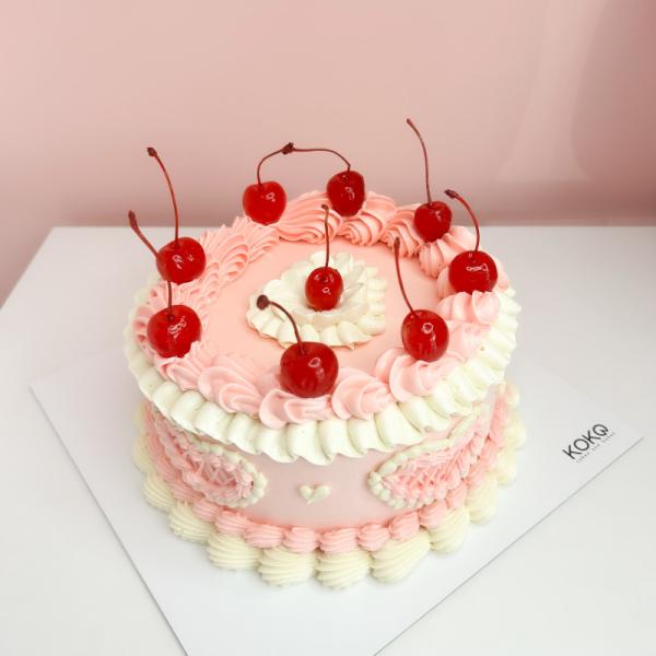 Bento Cherry Pie Vintage Cake