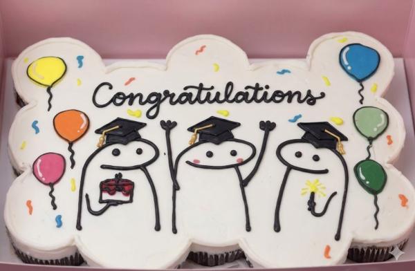 Stickman Graduation cupcake set