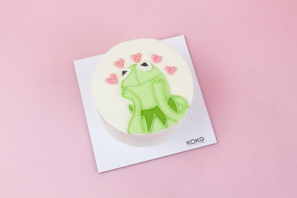 Kermit The frog Cake
